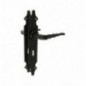 AMIG 17437  
 Manilla con placa 101PG  
 280 x 44 mm  
 Placa de acero, Tirador de zamak  
 Negro