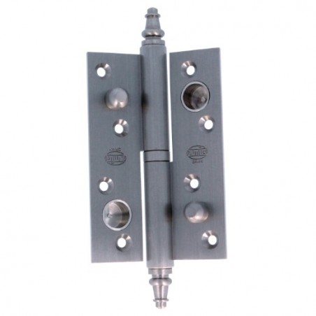 AMIG 17444  
 Pernio 416  
 120 x 80 x 4 mm  
 Latón  
 Cromado mate - Izquierda