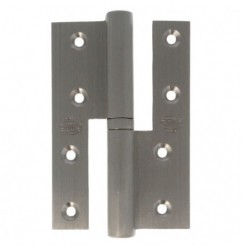 AMIG 17448  
 Pernio perfil laminado 418  
 120 x 80 x 4 mm  
 Latón  
 Cromado mate - Izquierda