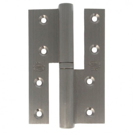 AMIG 17449  
 Pernio perfil laminado 418  
 120 x 80 x 4 mm  
 Latón  
 Cromado mate - Derecha