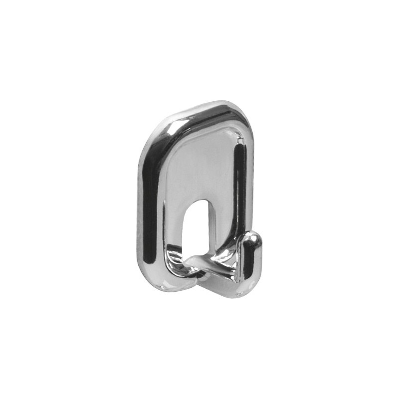 AMIG 17453  
 Colgador adhesivo 206  
 45 x 37 x 21 mm  
 Plástico  
 Cromado