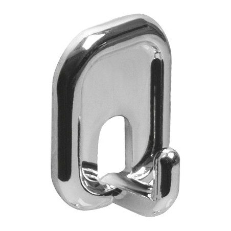 AMIG 17453  
 Colgador adhesivo 206  
 45 x 37 x 21 mm  
 Plástico  
 Cromado