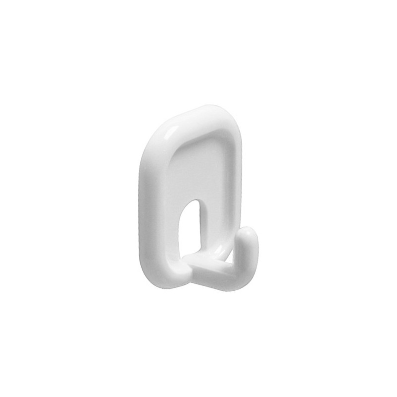 AMIG 17454  
 Colgador adhesivo 206  
 45 x 37 x 21 mm  
 Plástico  
 Blanco