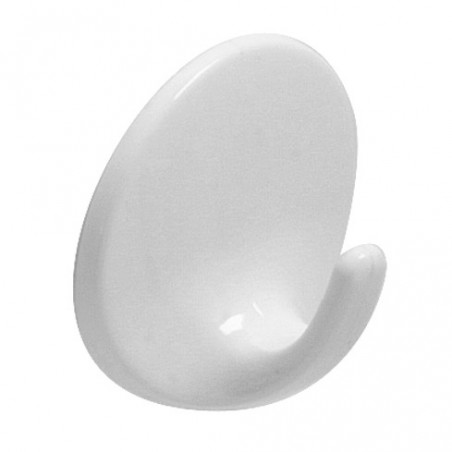 AMIG 17457  
 Colgador adhesivo 207  
 Ø40 x 21 mm  
 Plástico  
 Blanco