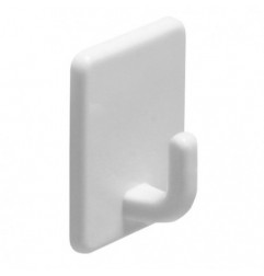 AMIG 17459  
 Colgador adhesivo 209  
 48 x 37 x 21 mm  
 Plástico  
 Blanco