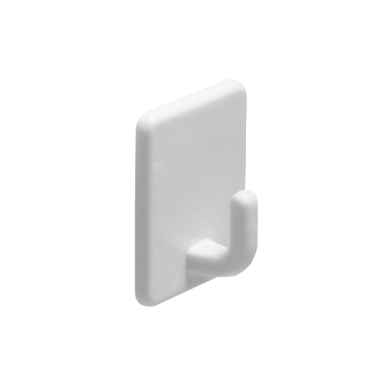 AMIG 17459  
 Colgador adhesivo 209  
 48 x 37 x 21 mm  
 Plástico  
 Blanco