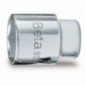 900AS 9/16 Vaso de 1/4&quot, hexagonal, cromado