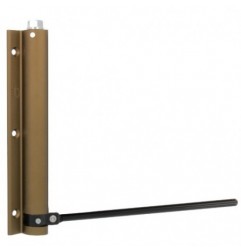 AMIG 17463  
 Pernio muelle 200  
 190 x 180 mm  
 Aluminio  
 Bronceado