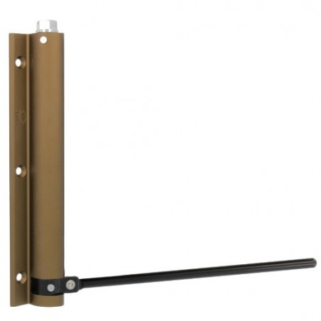 AMIG 17463  
 Pernio muelle 200  
 190 x 180 mm  
 Aluminio  
 Bronceado