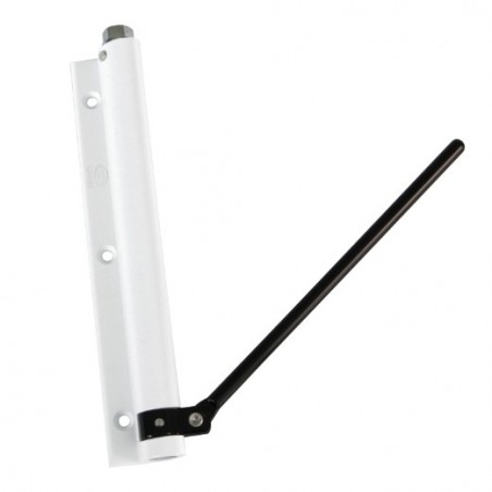 AMIG 17464  
 Pernio muelle 200  
 190 x 180 mm  
 Aluminio  
 Blanco