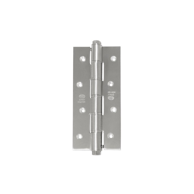 AMIG 17535  
 Bisagra simple acción 3031B  
 180 x 80 x 3 mm  
 Acero inoxidable 18/8  
 Mate