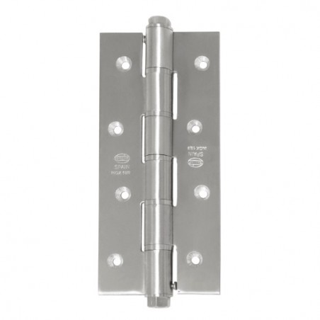 AMIG 17535  
 Bisagra simple acción 3031B  
 180 x 80 x 3 mm  
 Acero inoxidable 18/8  
 Mate