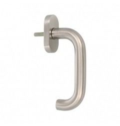 AMIG 17536  
 Manilla para ventana 3V  
 66 x 31 mm  
 Acero inoxidable 18/8  
 Mate