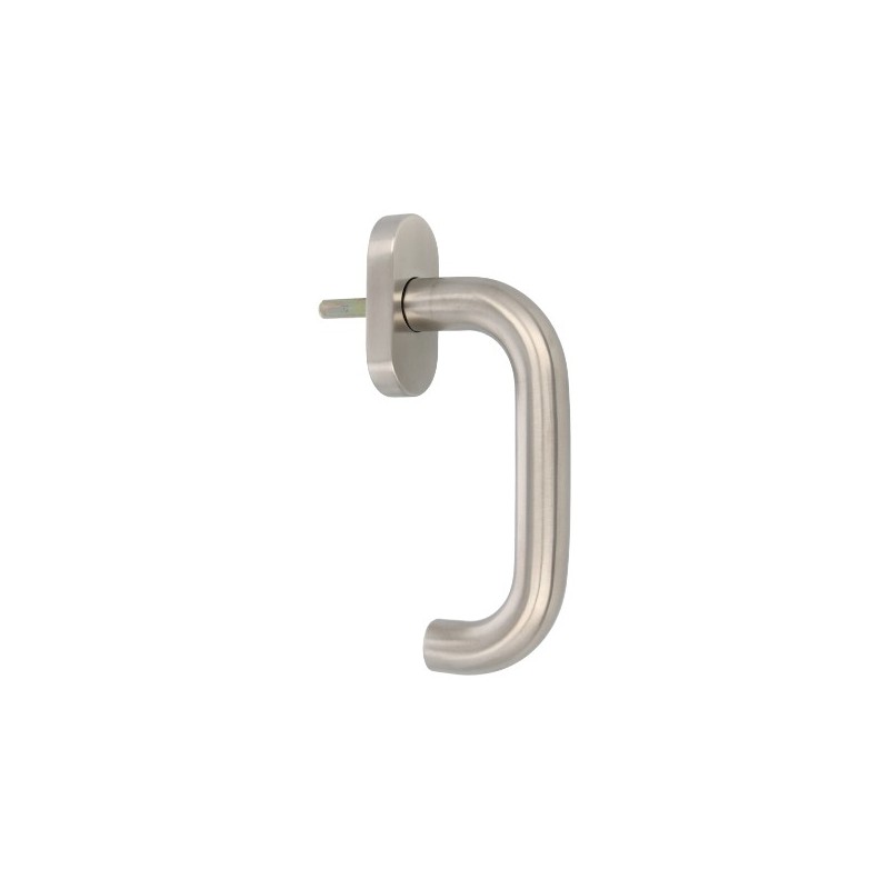 AMIG 17536  
 Manilla para ventana 3V  
 66 x 31 mm  
 Acero inoxidable 18/8  
 Mate