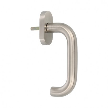 AMIG 17536  
 Manilla para ventana 3V  
 66 x 31 mm  
 Acero inoxidable 18/8  
 Mate