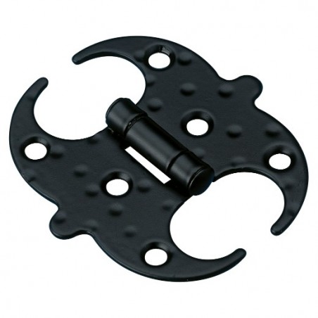 AMIG 17544  
 Bisagra 553  
 100 mm  
 Acero  
 Negro