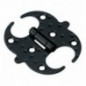AMIG 17544  
 Bisagra 553  
 100 mm  
 Acero  
 Negro
