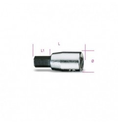 900ME 4 Vaso de 1/4&quot, con punta Allen, cromado