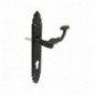 AMIG 17570  
 Manilla con placa 100PEB85  
 280 x 45 mm  
 Placa de acero, Tirador de zamak  
 Negro - Derecha