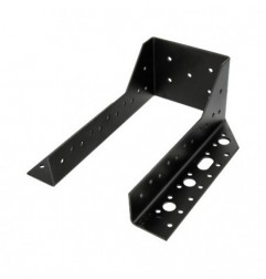 AMIG 17574  
 Soporte para viga 353  
 100 x 80 x 200 x 182 x 2 mm  
 Acero  
 Negro