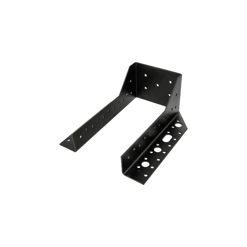 AMIG 17574  
 Soporte para viga 353  
 100 x 80 x 200 x 182 x 2 mm  
 Acero  
 Negro