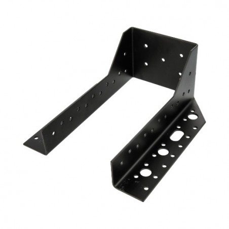 AMIG 17574  
 Soporte para viga 353  
 100 x 80 x 200 x 182 x 2 mm  
 Acero  
 Negro