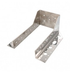 AMIG 17575  
 Soporte para viga 353  
 100 x 80 x 200 x 182 x 2 mm  
 Acero inoxidable  
 Brillo