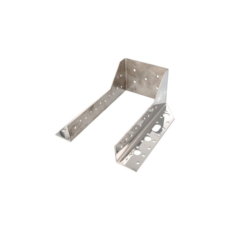 AMIG 17575  
 Soporte para viga 353  
 100 x 80 x 200 x 182 x 2 mm  
 Acero inoxidable  
 Brillo