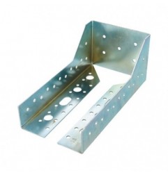 AMIG 17576  
 Soporte para viga 354  
 100 x 80 x 200 x 2 mm  
 Acero  
 Zincado