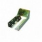 AMIG 17577  
 Soporte para viga 354  
 100 x 80 x 200 x 2 mm  
 Acero  
 Bicromatado