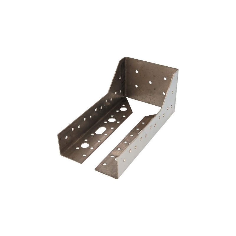 AMIG 17579  
 Soporte para viga 354  
 100 x 80 x 200 x 2 mm  
 Acero inoxidable  
 Brillo