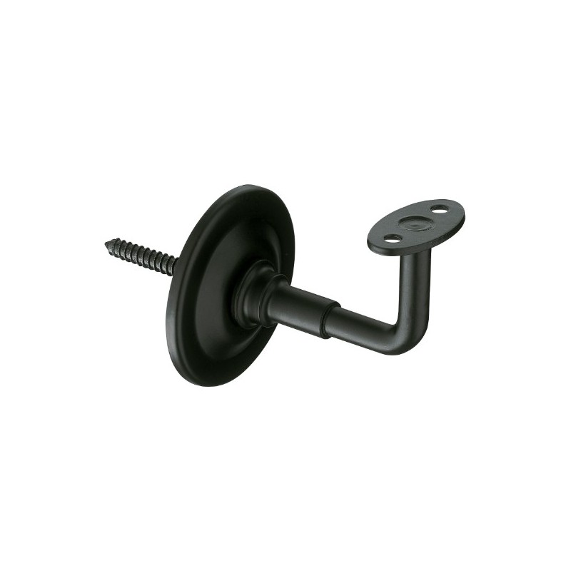 AMIG 17582  
 Soporte pasamanos 24  
 Ø70 x 75 x 45 mm  
 Acero  
 Negro