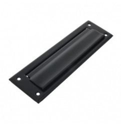 AMIG 17588  
 Bocacartas 1  
 254 x 78 mm  
 Acero  
 Negro