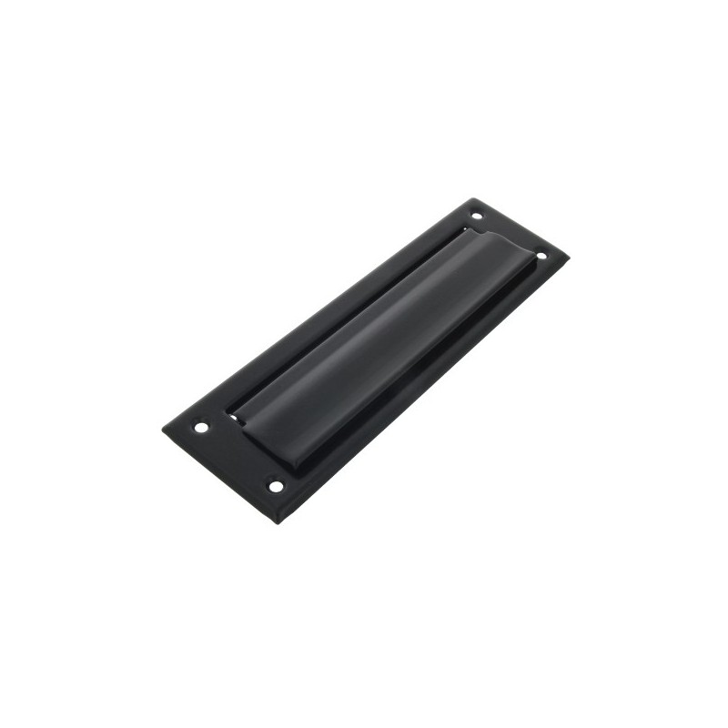AMIG 17588  
 Bocacartas 1  
 254 x 78 mm  
 Acero  
 Negro