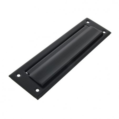AMIG 17588  
 Bocacartas 1  
 254 x 78 mm  
 Acero  
 Negro