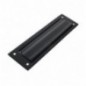 AMIG 17588  
 Bocacartas 1  
 254 x 78 mm  
 Acero  
 Negro