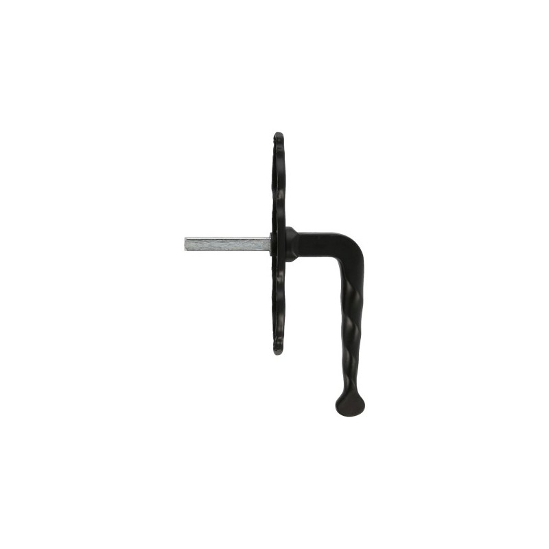 AMIG 17590  
 Manilla para ventana 121  
 100 x 22 mm  
 Placa de acero, Tirador de zamak  
 Negro
