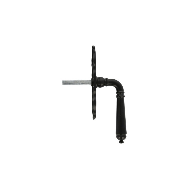 AMIG 17591  
 Manilla para ventana 122  
 100 x 22 mm  
 Placa de acero, Tirador de zamak  
 Negro