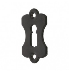 AMIG 17592  
 Bocallave 14G  
 60 x 38 mm  
 Acero  
 Negro