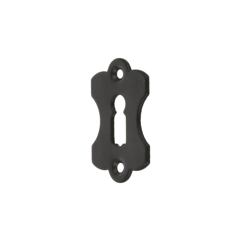 AMIG 17592  
 Bocallave 14G  
 60 x 38 mm  
 Acero  
 Negro