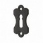 AMIG 17592  
 Bocallave 14G  
 60 x 38 mm  
 Acero  
 Negro