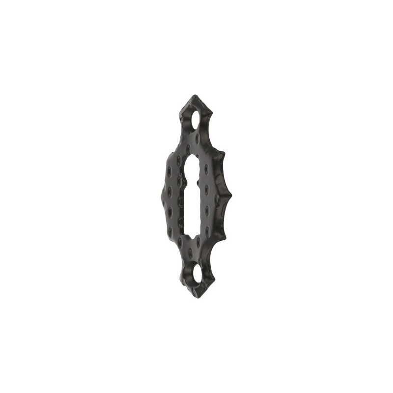AMIG 17593  
 Bocallave 15  
 60 x 34 mm  
 Acero  
 Negro