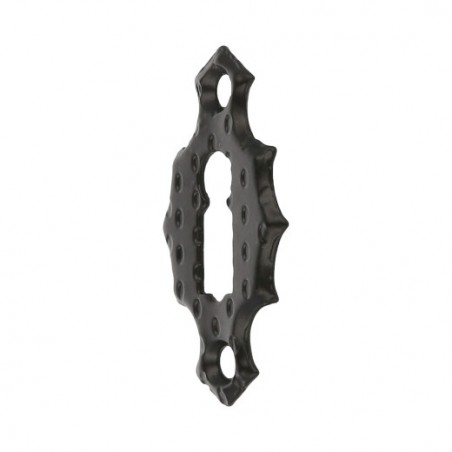 AMIG 17593  
 Bocallave 15  
 60 x 34 mm  
 Acero  
 Negro