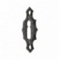 AMIG 17593  
 Bocallave 15  
 60 x 34 mm  
 Acero  
 Negro