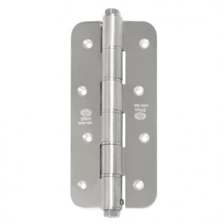 AMIG 17606  
 Bisagra simple acción 3031R  
 180 x 80 x 3 mm  
 Acero inoxidable 18/8  
 Mate