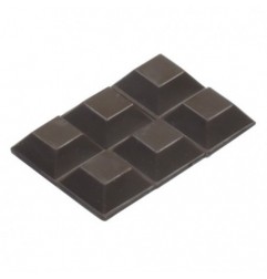 AMIG 17657  
 Protector adhesivo 413  
 20 x 20 mm  
 Goma  
 Marrón