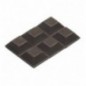 AMIG 17657  
 Protector adhesivo 413  
 20 x 20 mm  
 Goma  
 Marrón