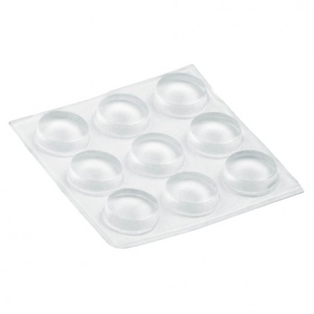 AMIG 17659  
 Gota protectora 611  
 Ø12 x 3 mm  
 Silicona  
 Transparente