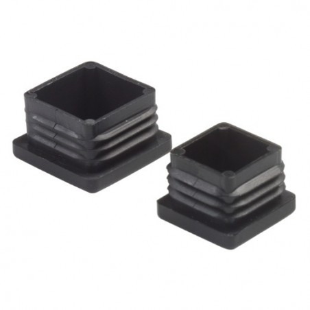 AMIG 17675  
 Contera 651  
 22 x 22 mm  
 Polipropileno  
 Negro