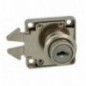 AMIG 17738  
 Cerradura mueble 2A  
 40 x 40 mm  
 Acero  
 Niquelado